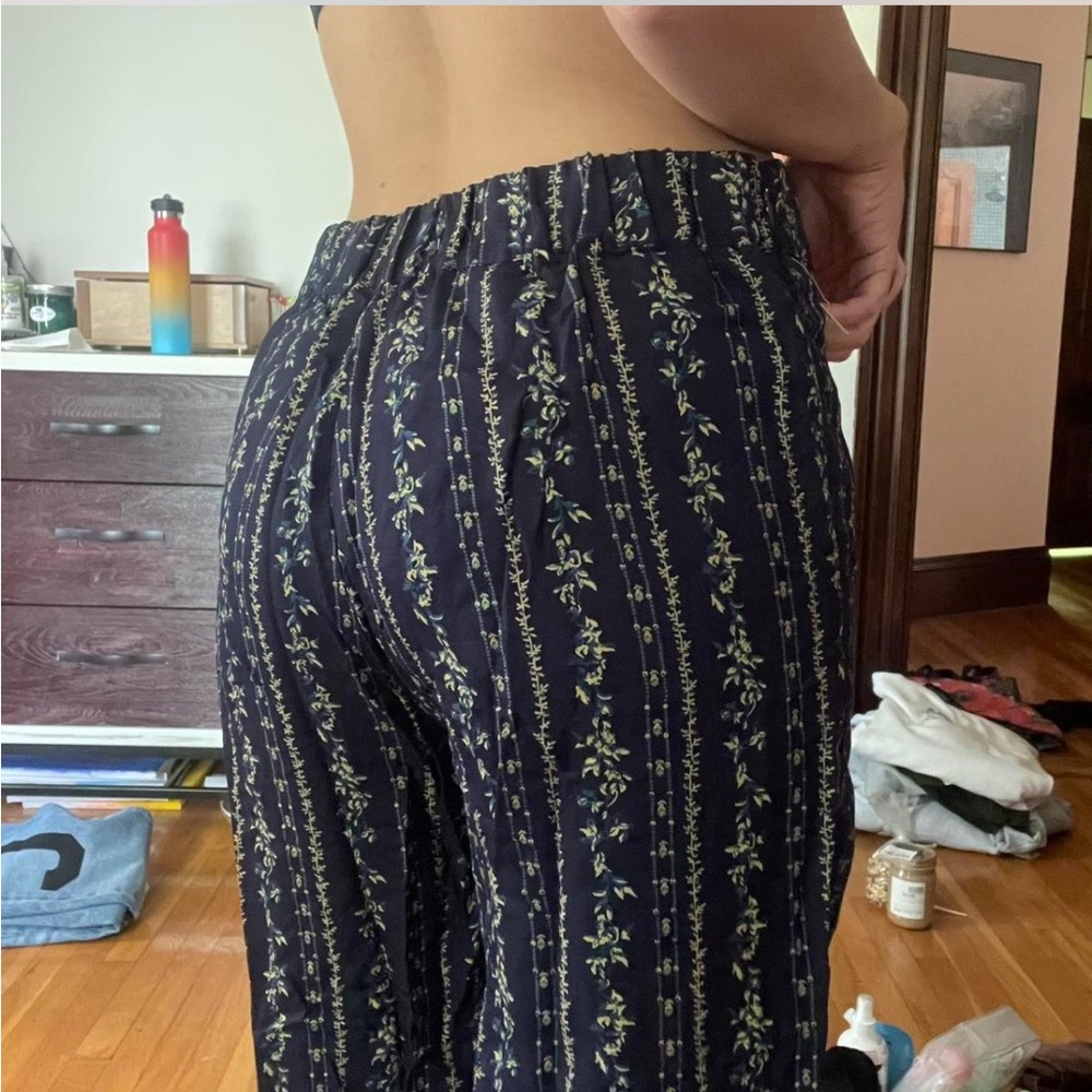 Anthropologie Floral Pants